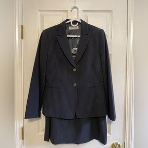 Tahari Pinstripe Blazer & Skirt Set (Blazer 10, Skirt 12)